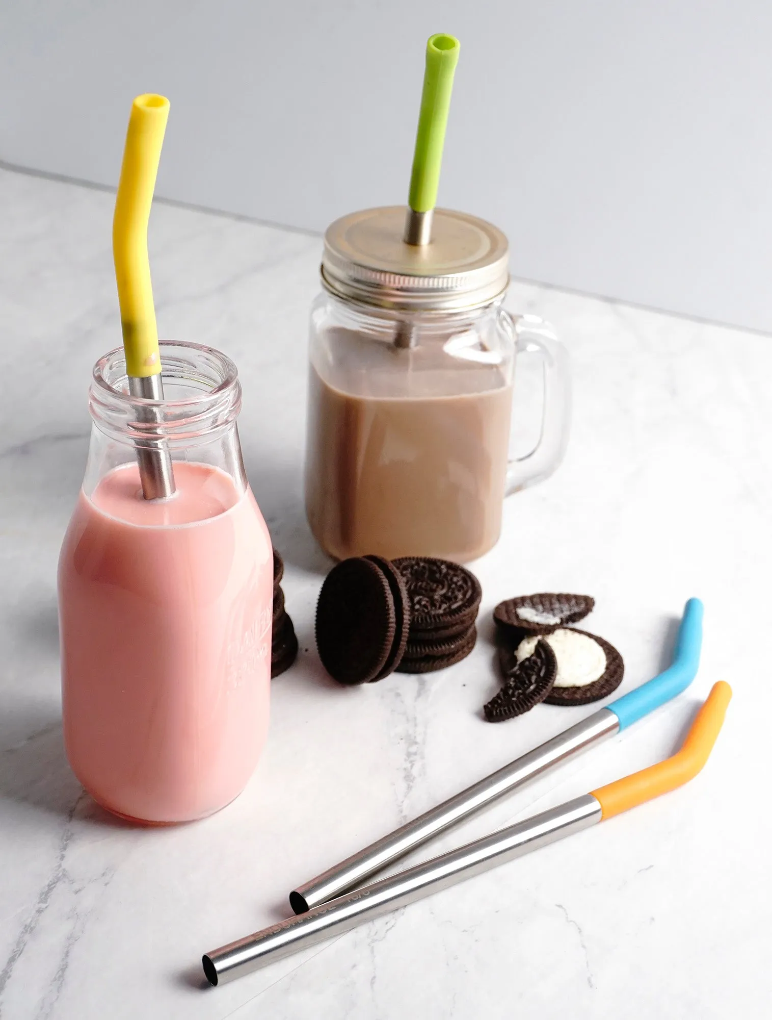9In Silicone Tip Straw   Brush Set (4 1)