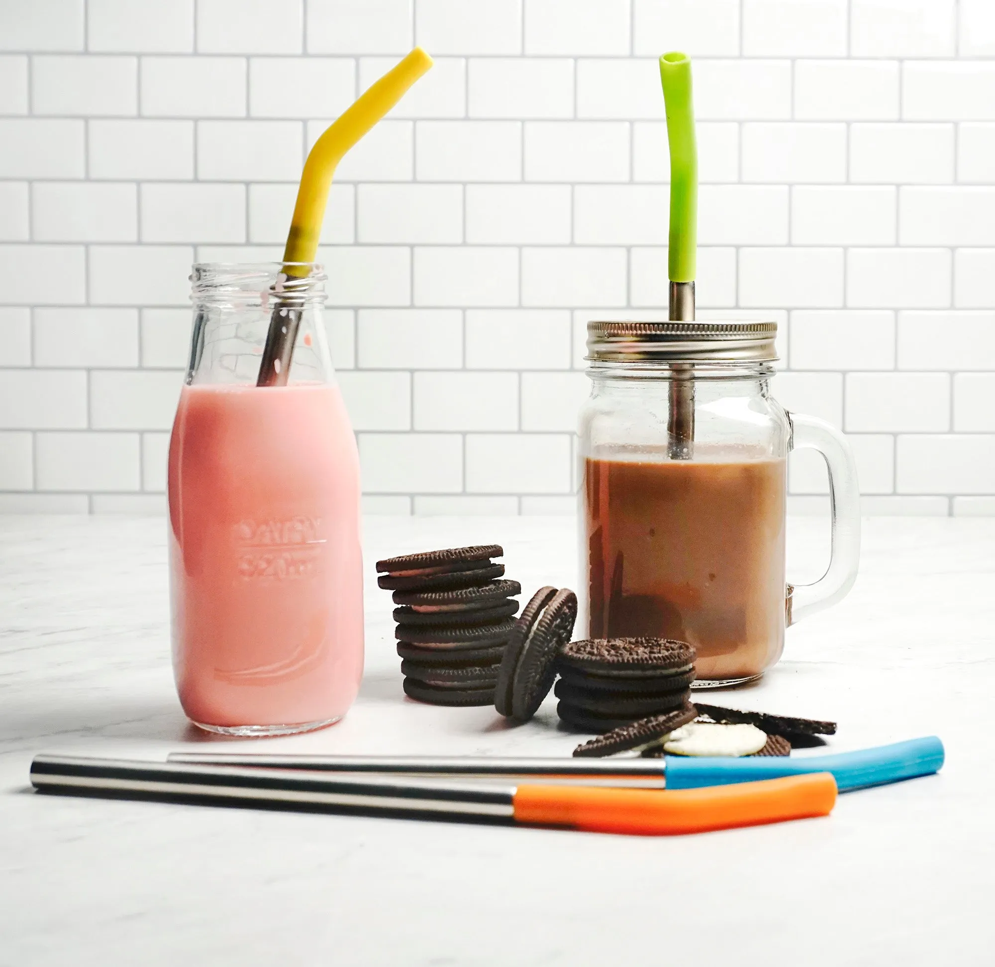 9In Silicone Tip Straw   Brush Set (4 1)