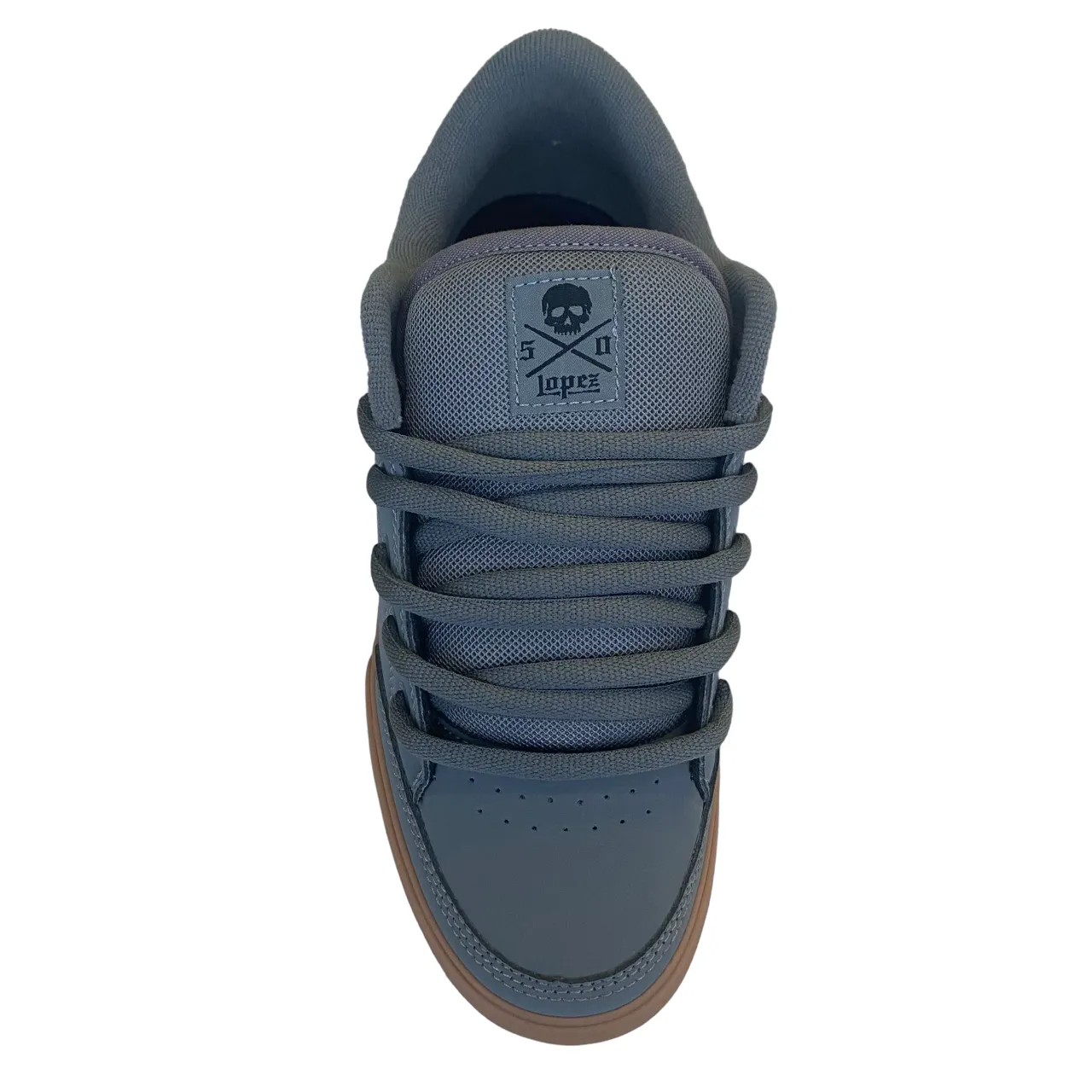 C1RCA scarpa sneakers da skateboard Adrian Lopez AL50 GYGM grigio caramello