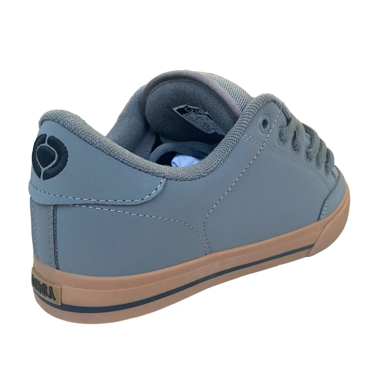 C1RCA scarpa sneakers da skateboard Adrian Lopez AL50 GYGM grigio caramello