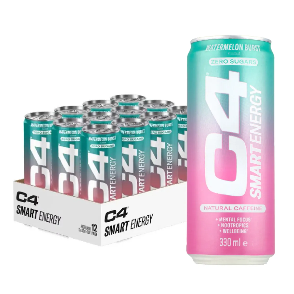 Cellucor C4 Original Energy Drink, Enhance Endurance, Performance and Muscle Support, Hydration, 16oz, 3-12 cans