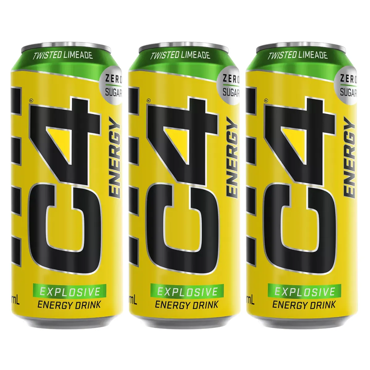 Cellucor C4 Original Energy Drink, Enhance Endurance, Performance and Muscle Support, Hydration, 16oz, 3-12 cans