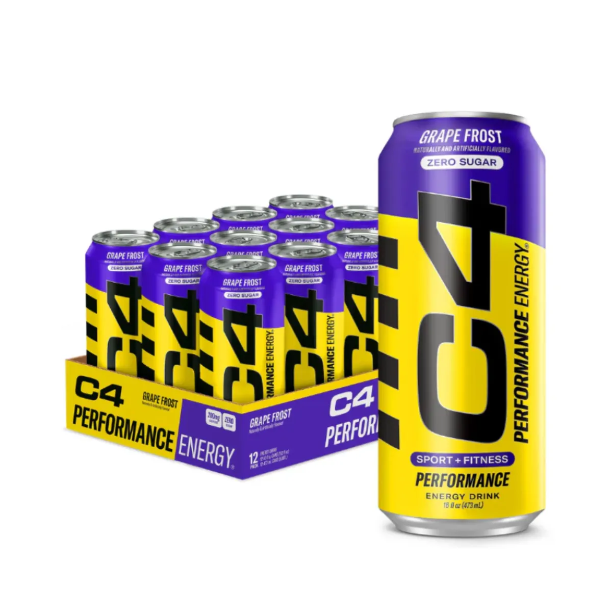 Cellucor C4 Original Energy Drink, Enhance Endurance, Performance and Muscle Support, Hydration, 16oz, 3-12 cans