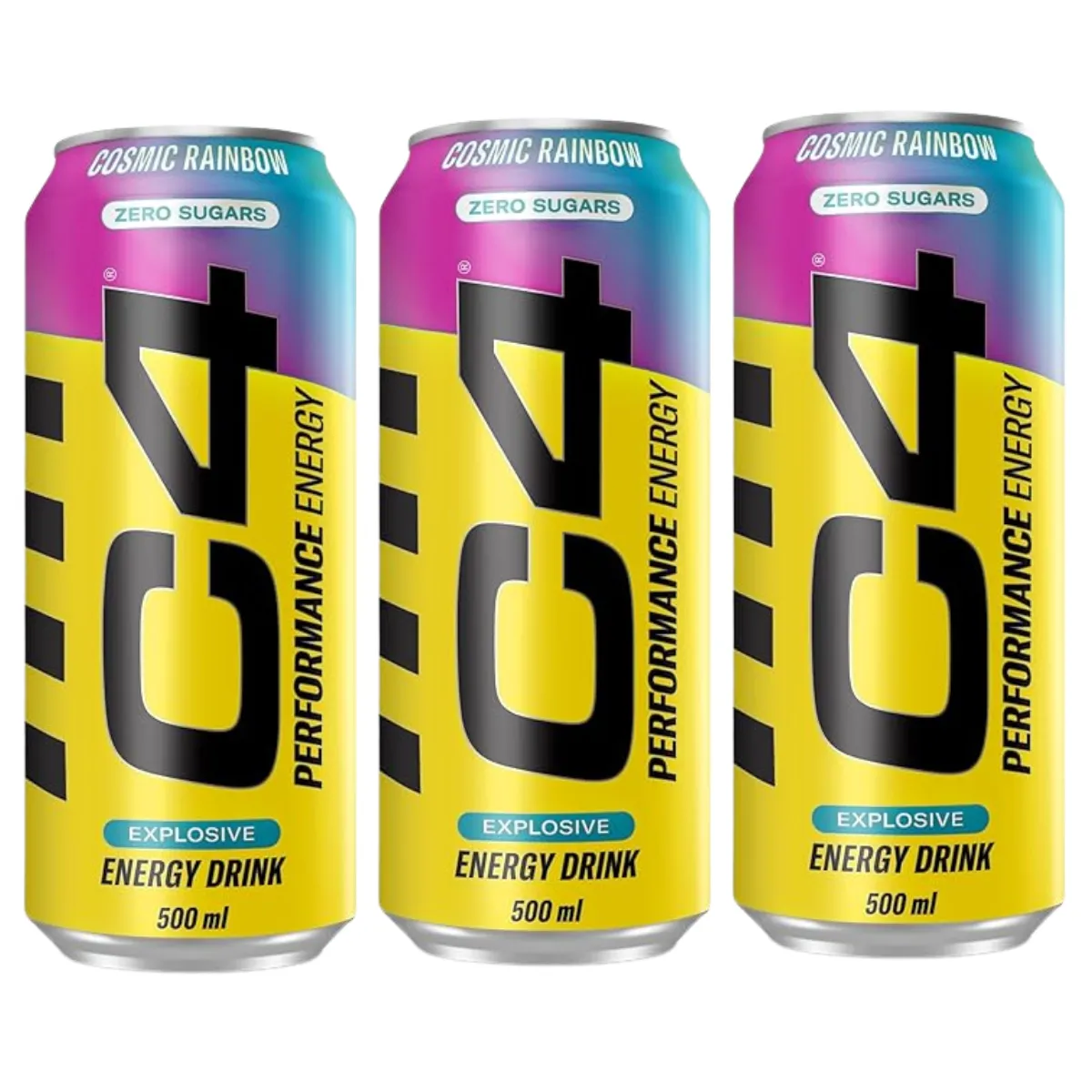Cellucor C4 Original Energy Drink, Enhance Endurance, Performance and Muscle Support, Hydration, 16oz, 3-12 cans