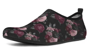 Crows And Roses Water Shoes