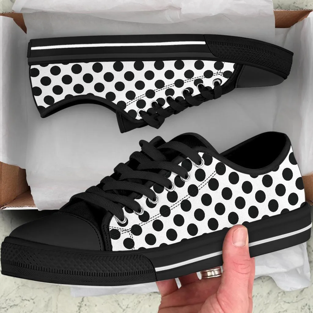 Custom Sneakers-Black and White Series 113