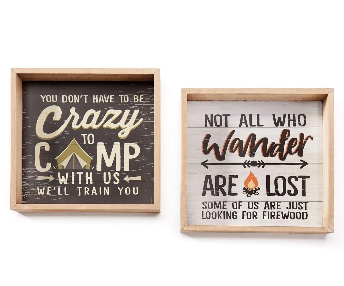 DON'T HAVE TO BE CRAZY WALL SIGN