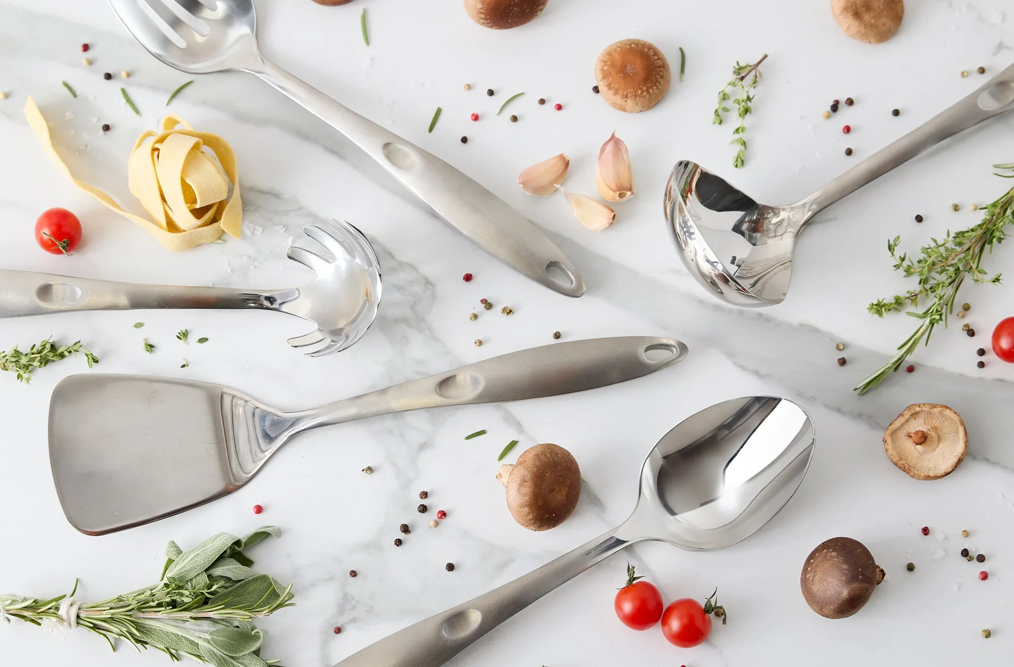 Endurance® Stainless Steel Pasta Server