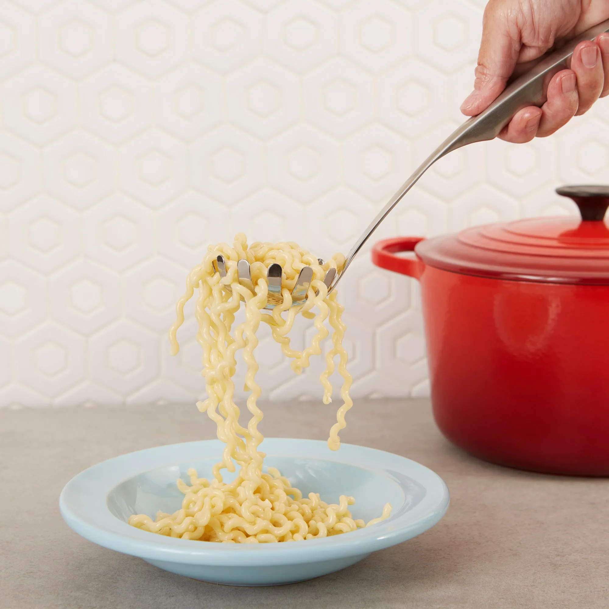 Endurance® Stainless Steel Pasta Server