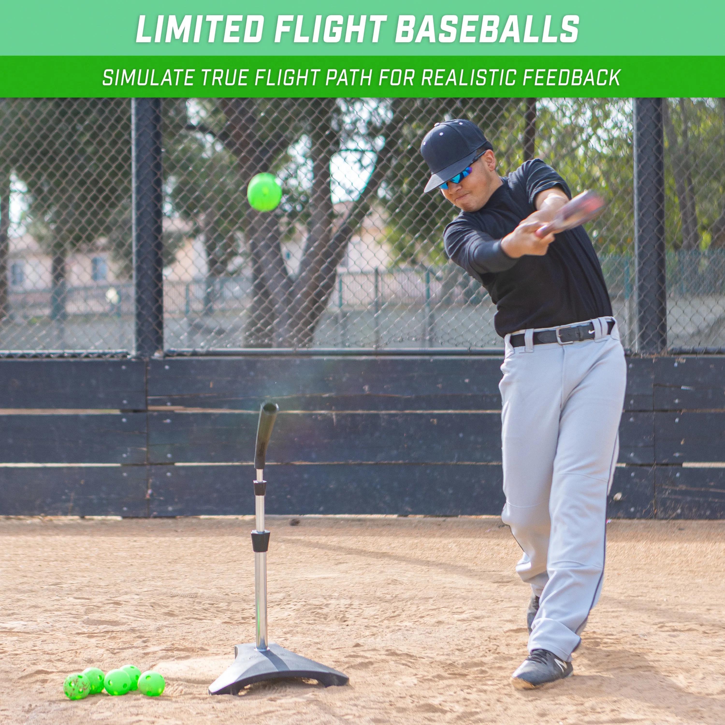 GoSports Limited Flight Modern Training Baseballs 12 Pack - Regulation Size
