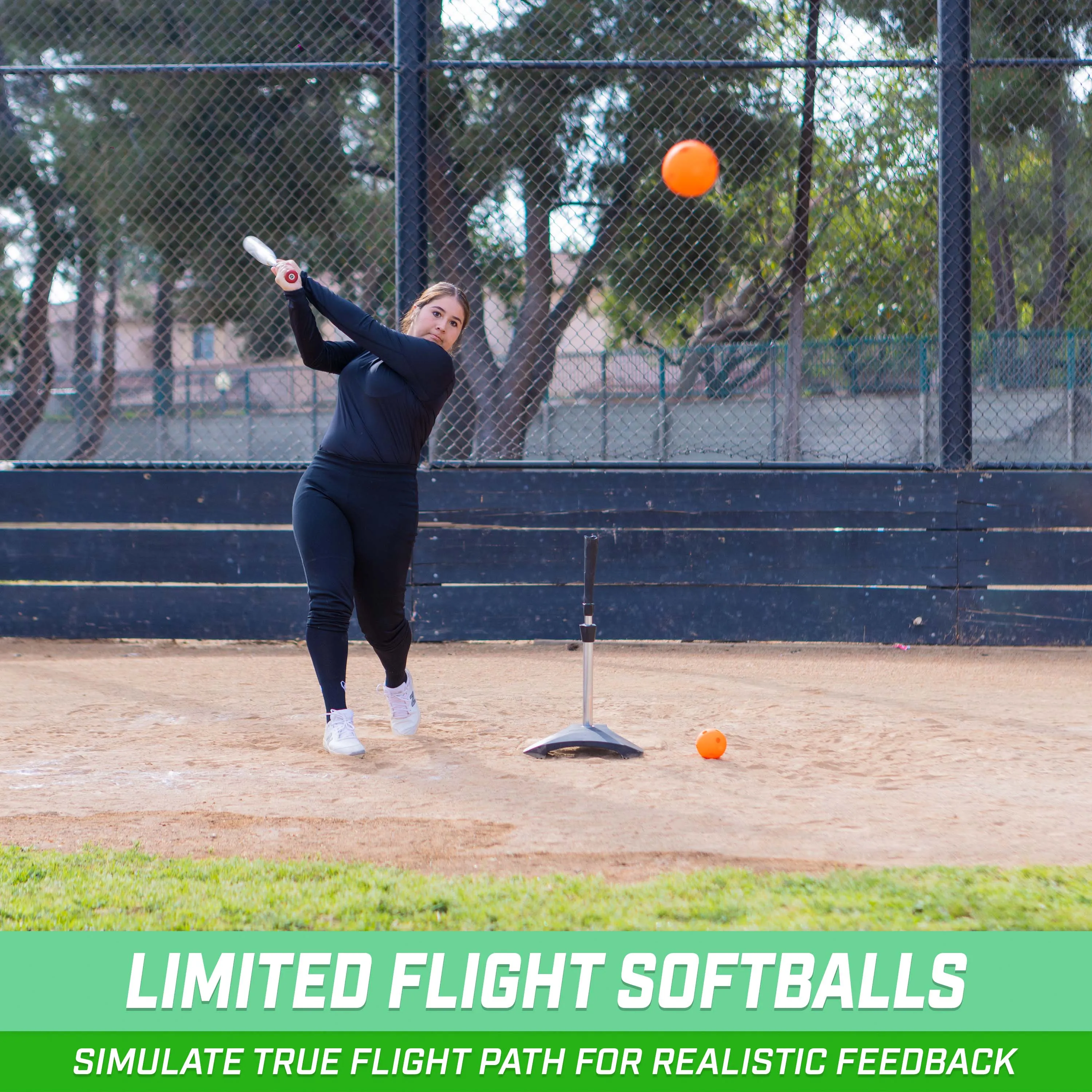 GoSports Limited Flight Modern Training Softballs 12 Pack - Regulation Size