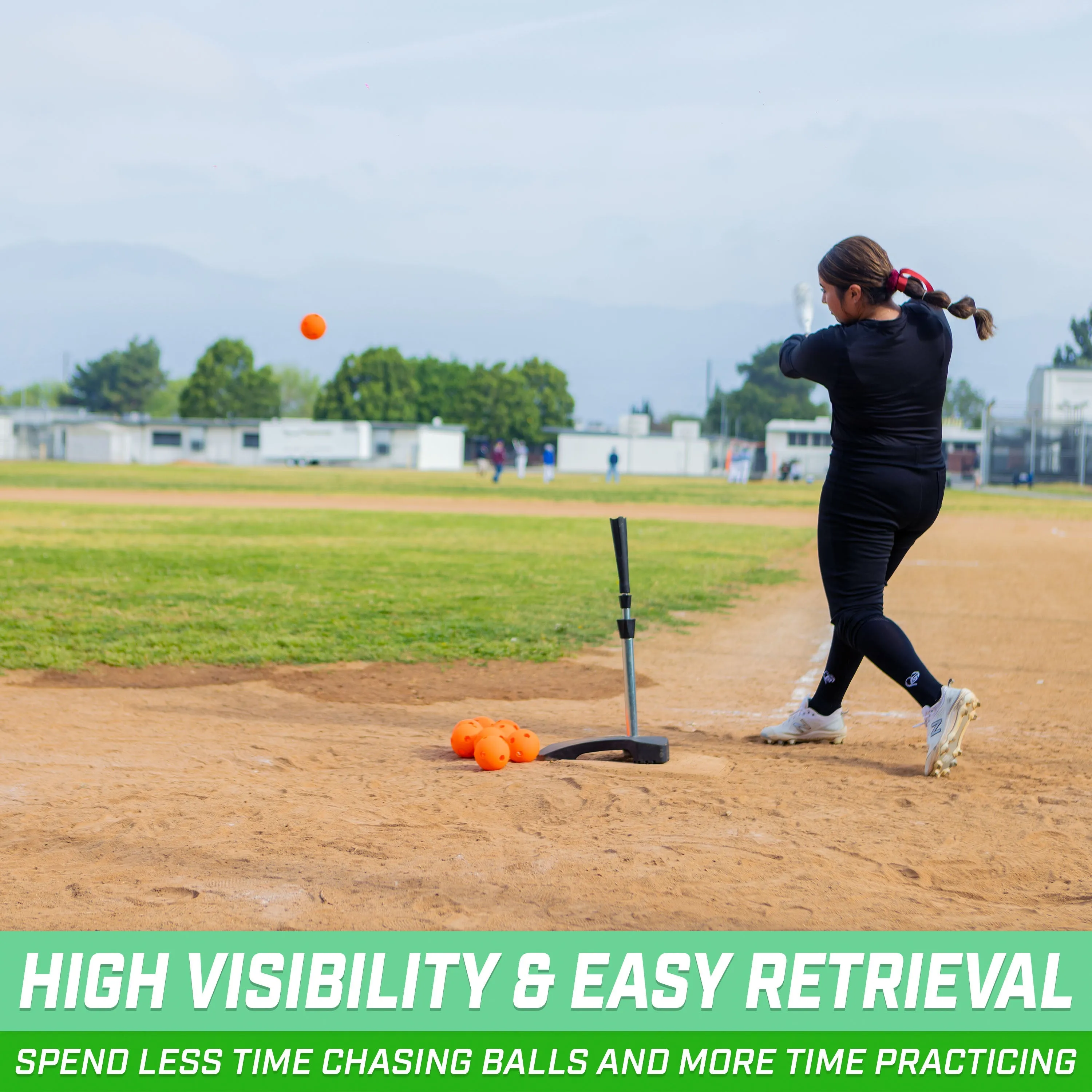 GoSports Limited Flight Modern Training Softballs 12 Pack - Regulation Size