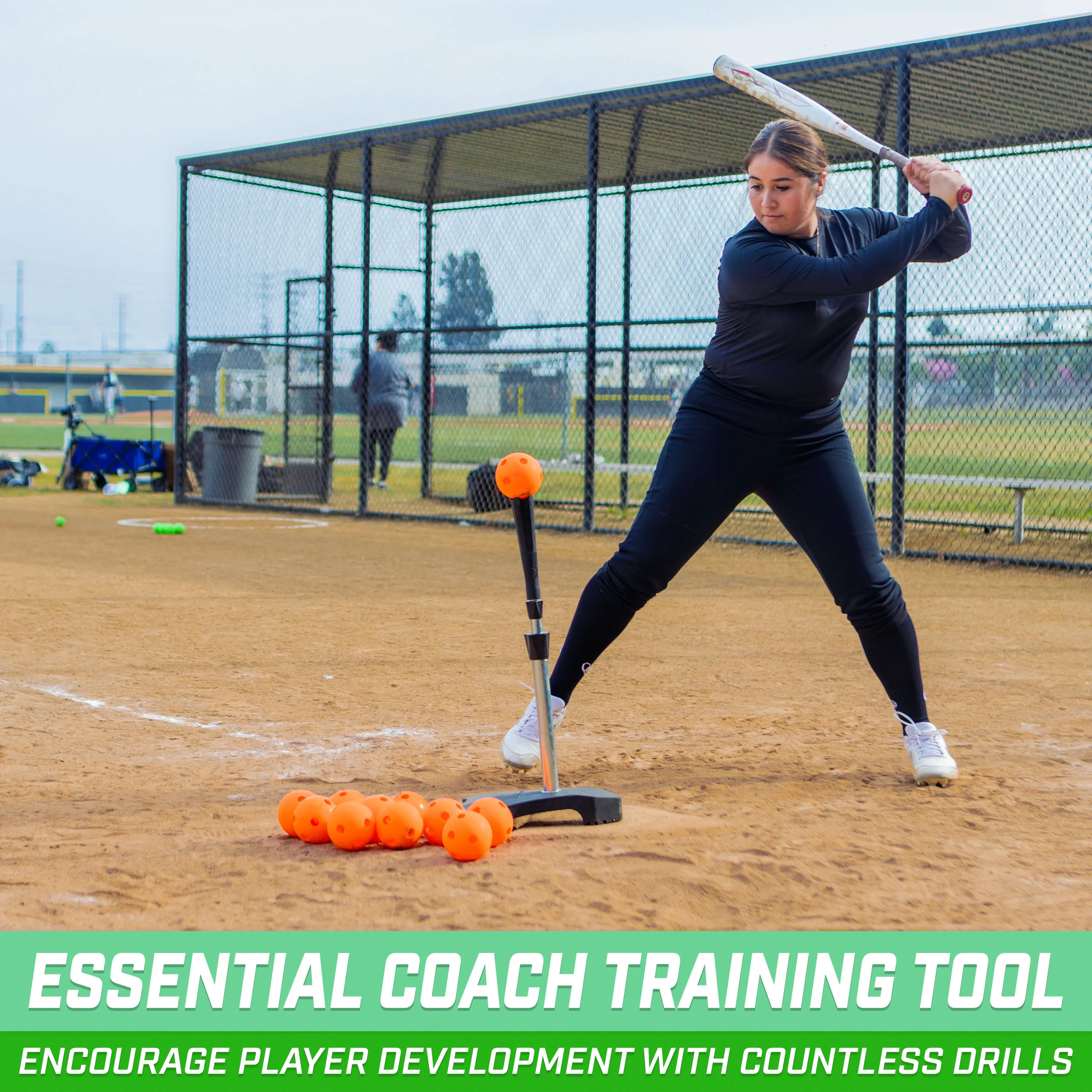 GoSports Limited Flight Modern Training Softballs 12 Pack - Regulation Size