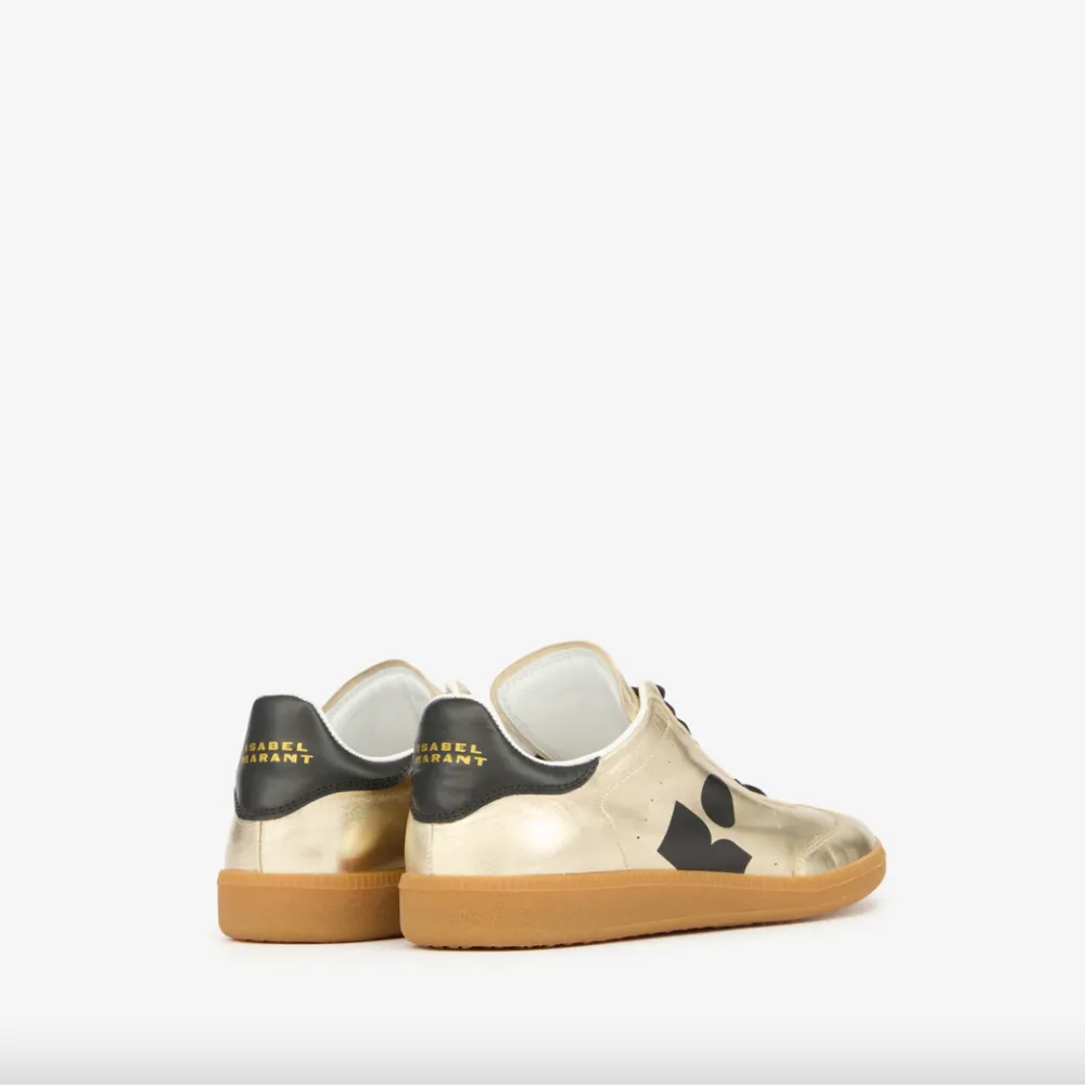 Isabel Marant Kaycee Sneakers - Light Gold/Black