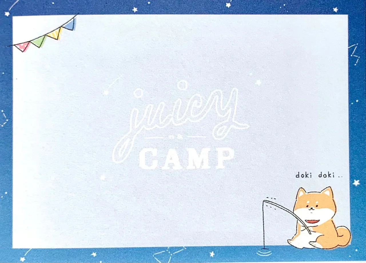 Kamio Juicy Camp Dinosaur Mini Memo Pad
