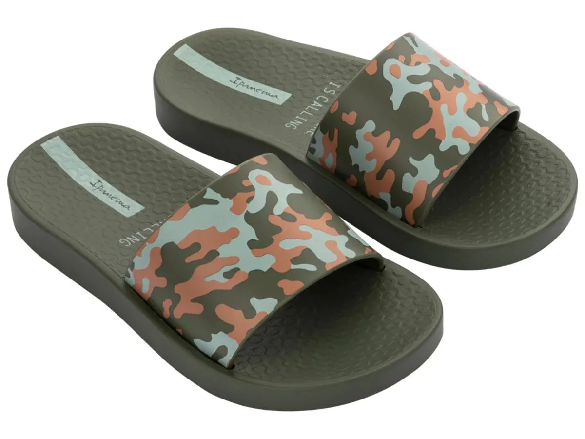 Kids Urban Slides in Camo