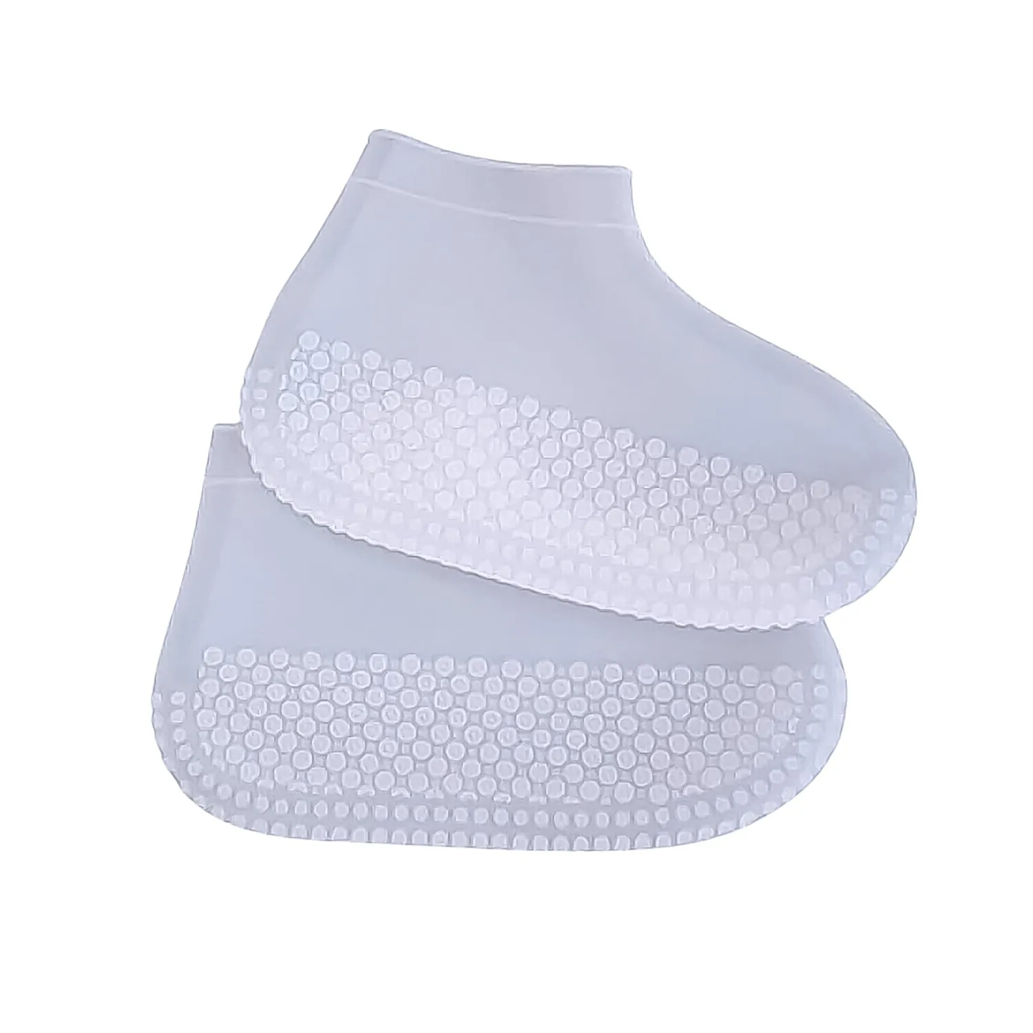 Large Non-Slip Silicone Reusable Waterproof Boot Covers (1 Pair)