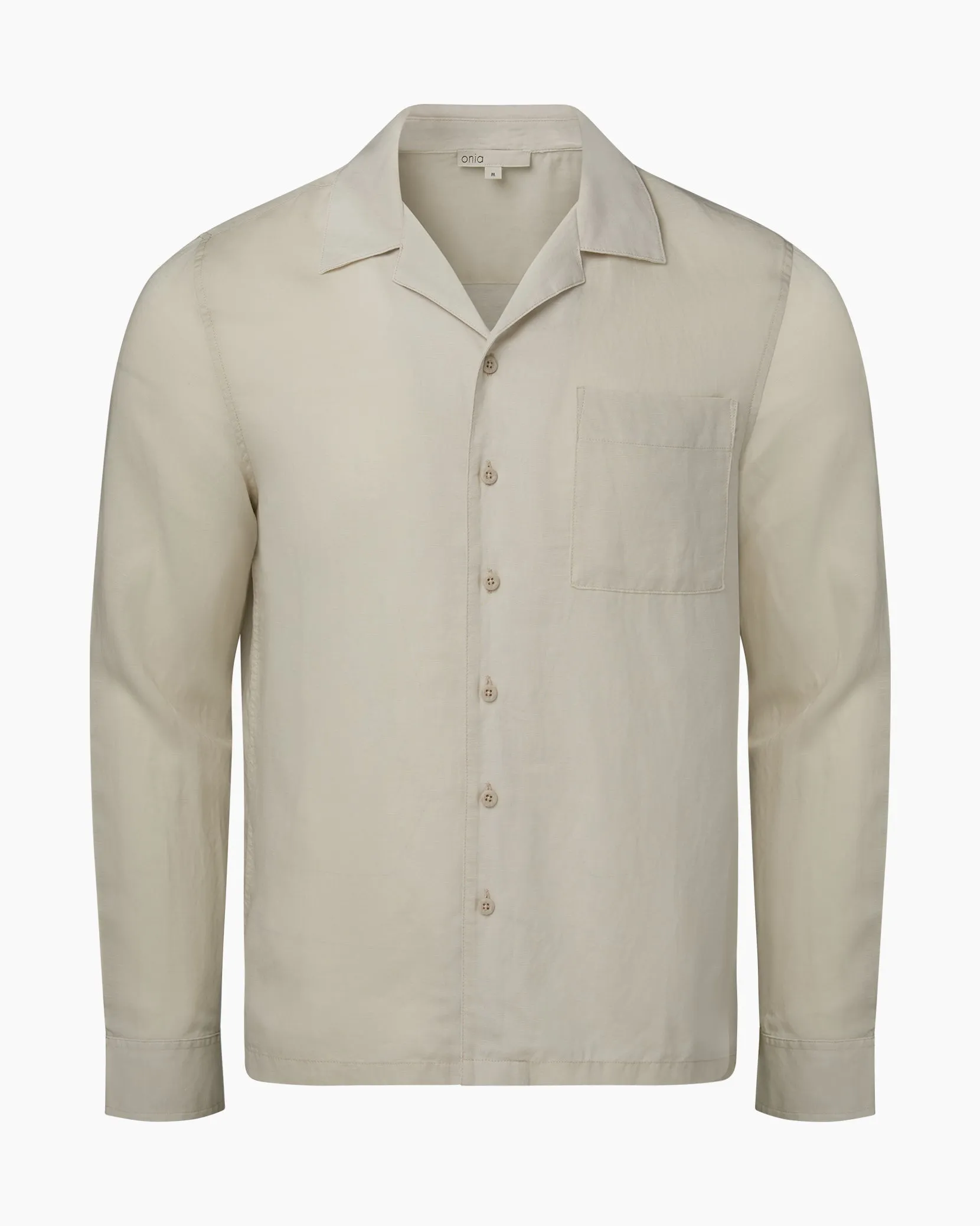 Linen Home Long Sleeve Camp Shirt