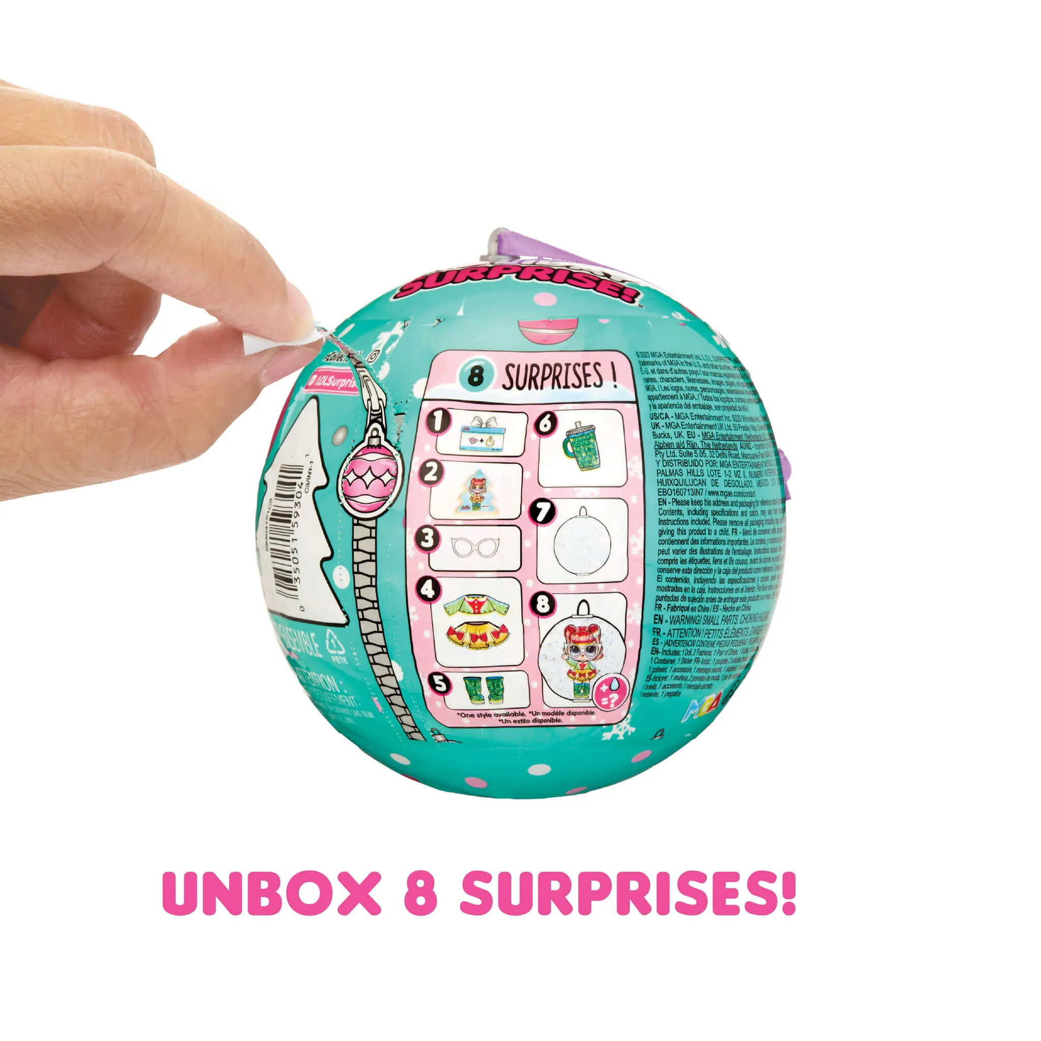 LOL Surprise Holiday Surprise Baking Beauty Collectible Doll with 8 Surprises