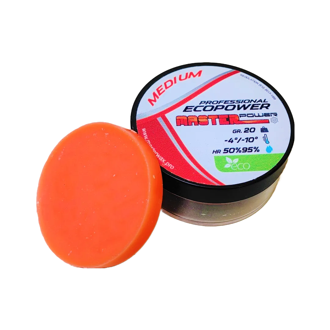 MasterWax Medium Professional ECOPOWER LF Wool-Apply Wax (-4C/-10C) | 20g