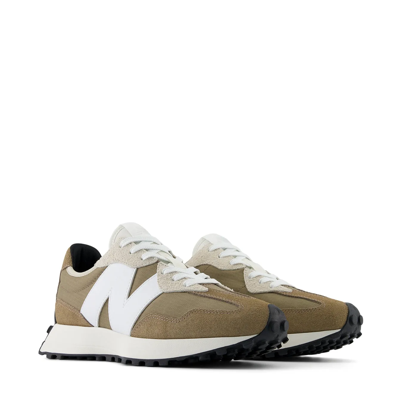 New Balance 327 Trainer Mushroom / White