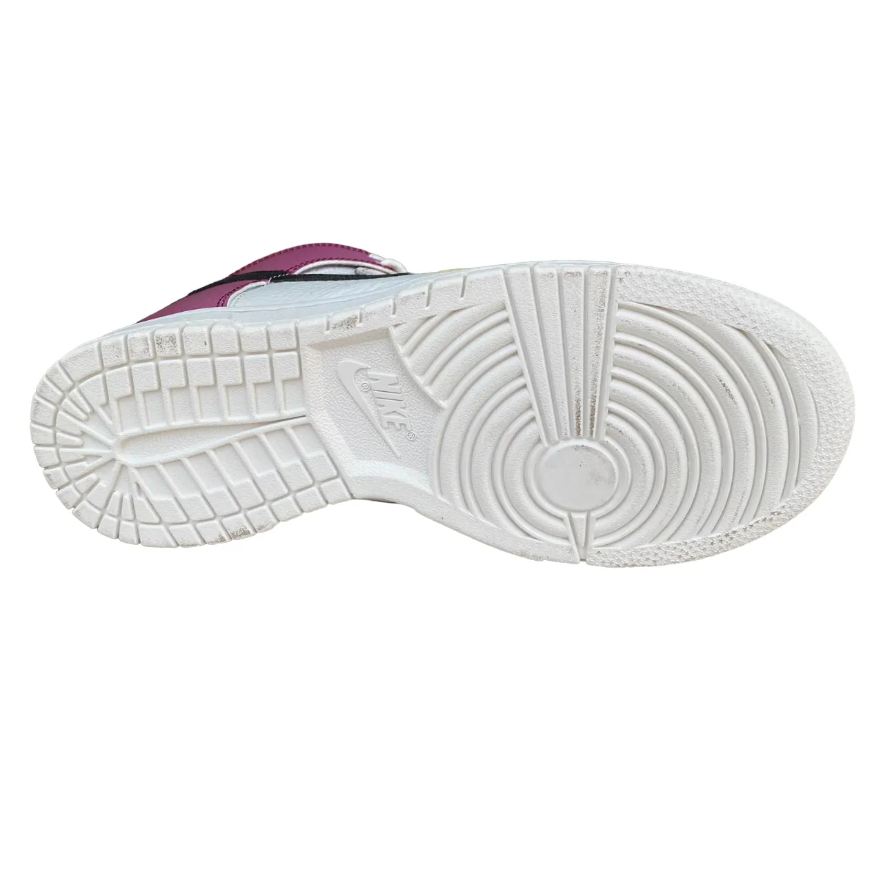 Nike scarpa sneakers alta da donna Dunk Hi Retro FD0802-100 bianco-nero