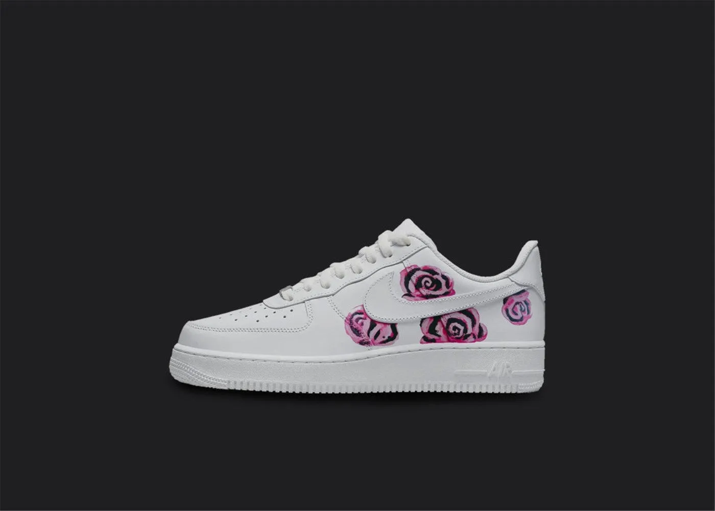 Pink Rose Flowers Custom Air Force 1