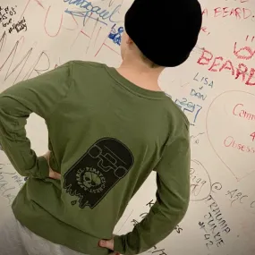 Skater khaki long sleeve