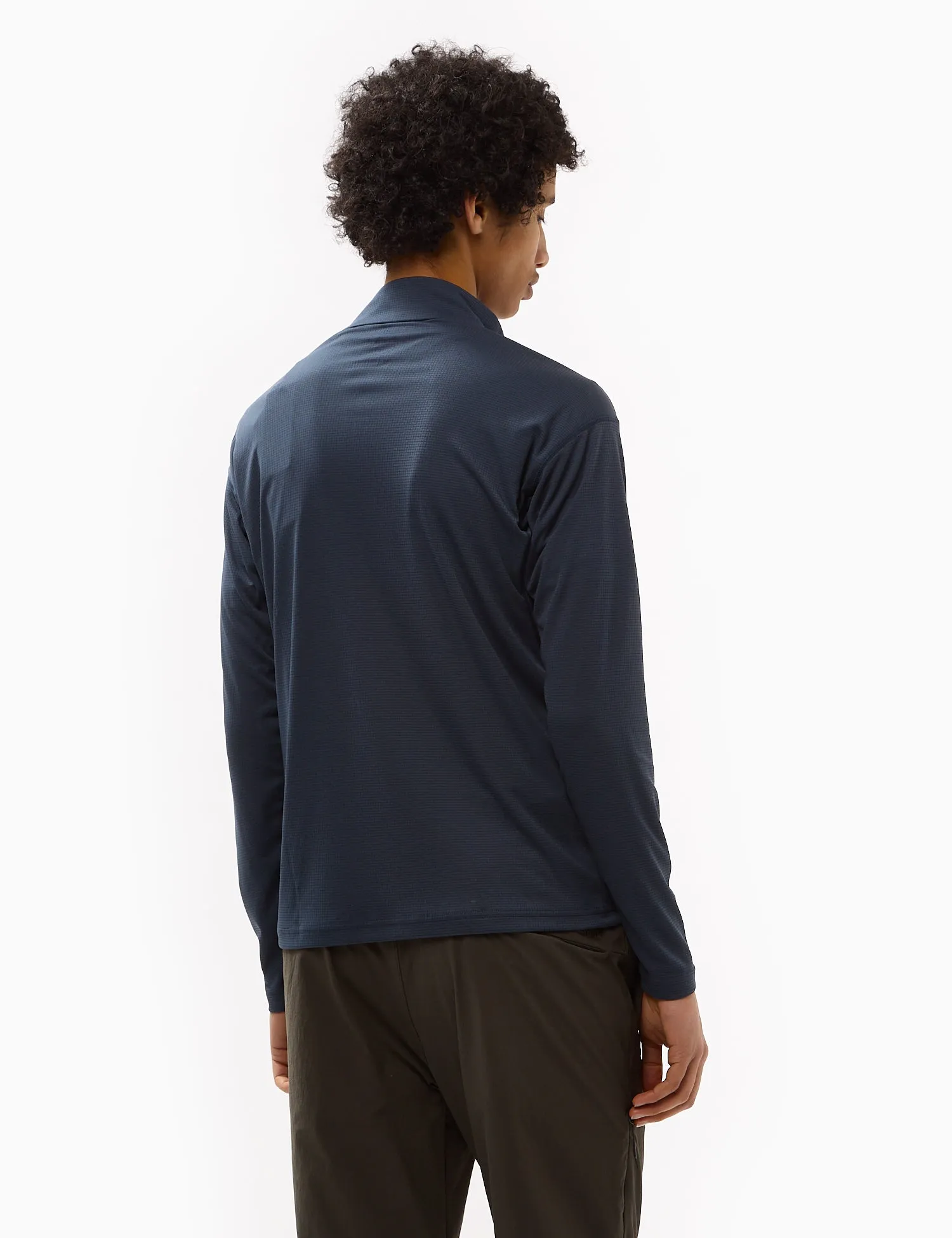 Snow Peak Power Dry Half Zip Pullover - Midnight Blue