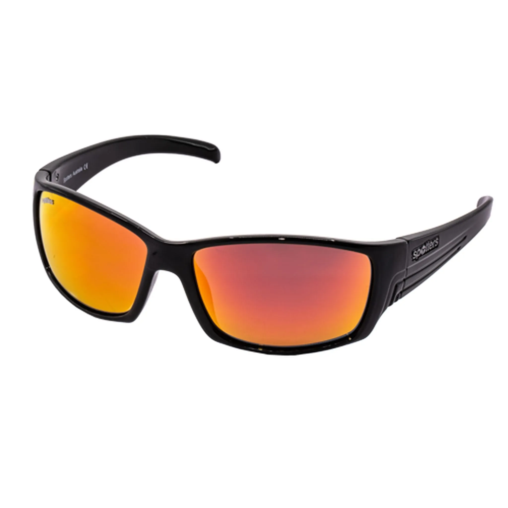 Spotters Polarised Eyewear Fury Gloss Black Sunglasses