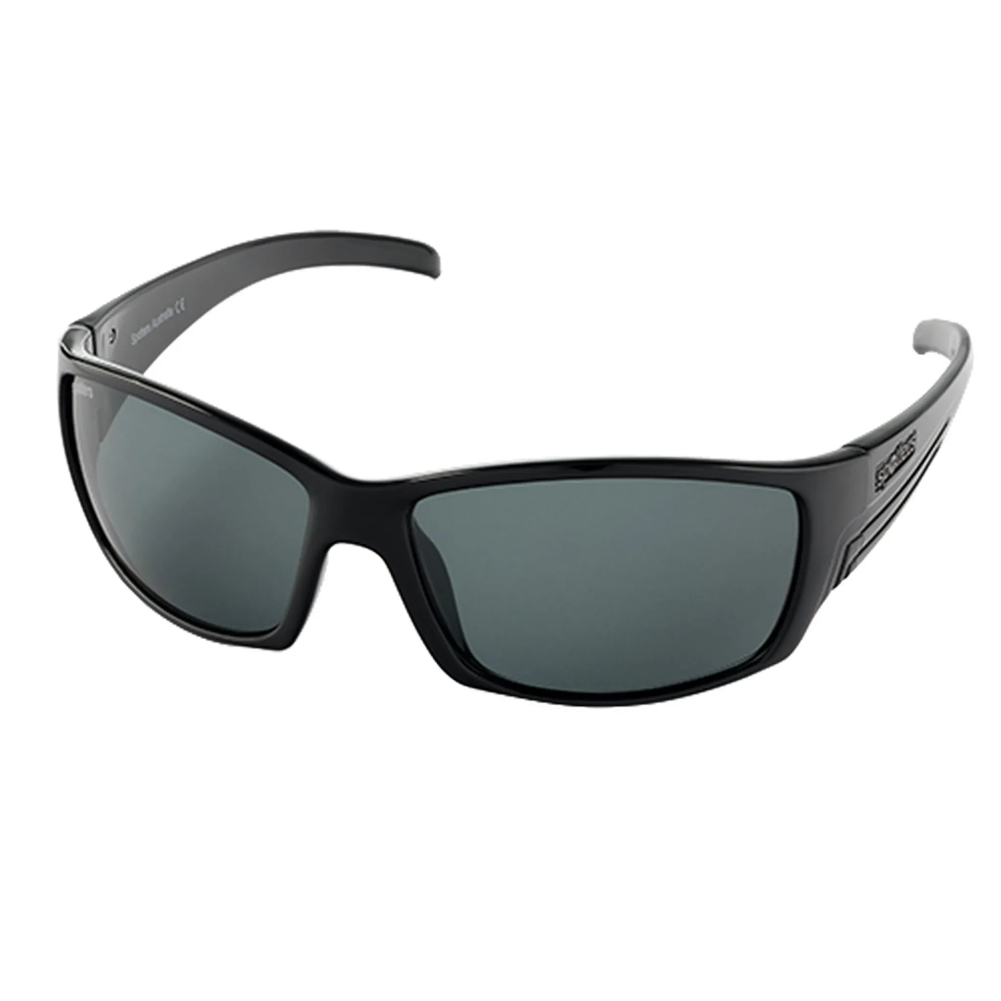 Spotters Polarised Eyewear Fury Gloss Black Sunglasses