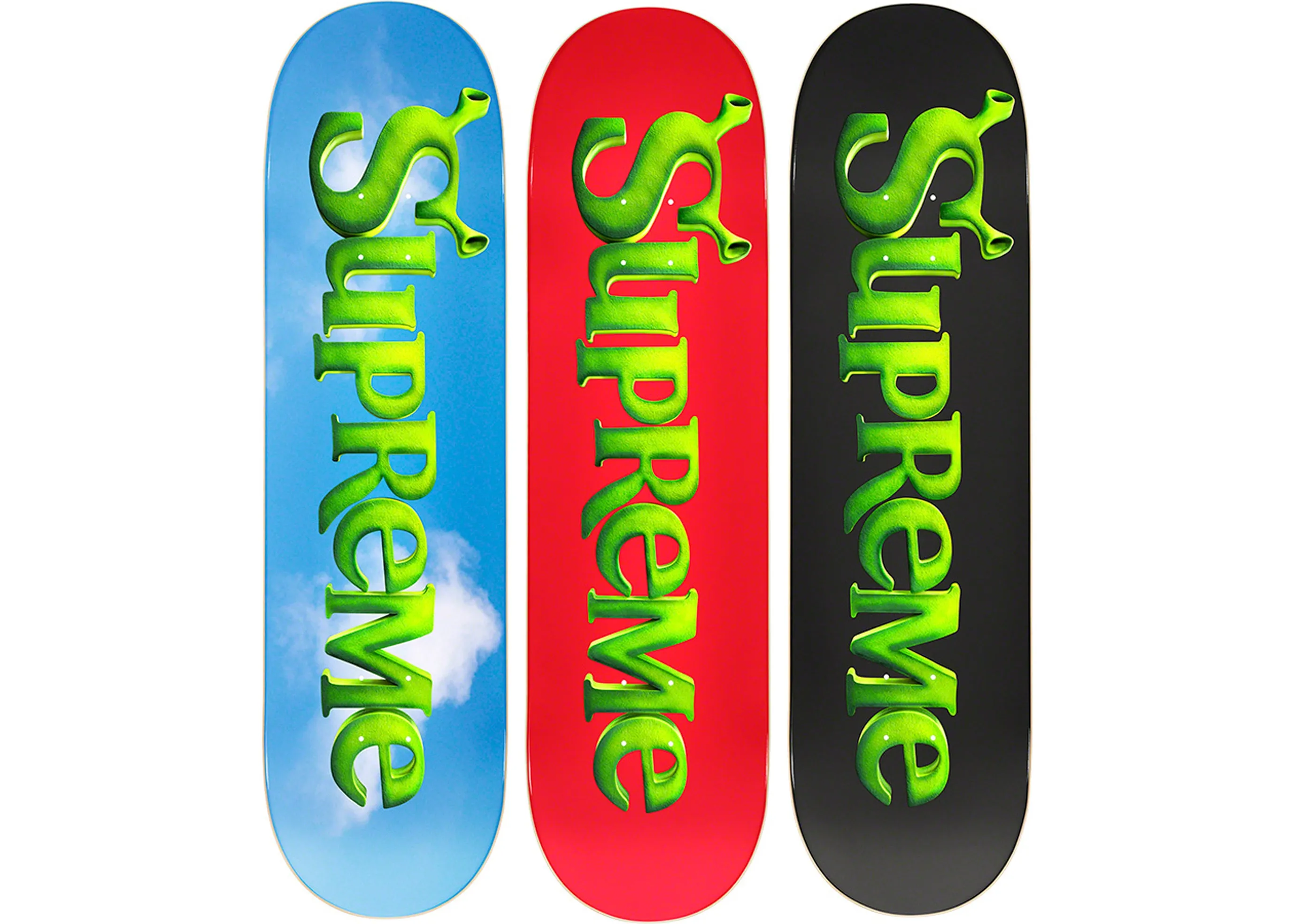 SUPREME SHREK SKATEBOARD (2021FW)