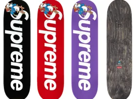 SUPREME SMURFS SKATEBOARD DECK (2020FW)