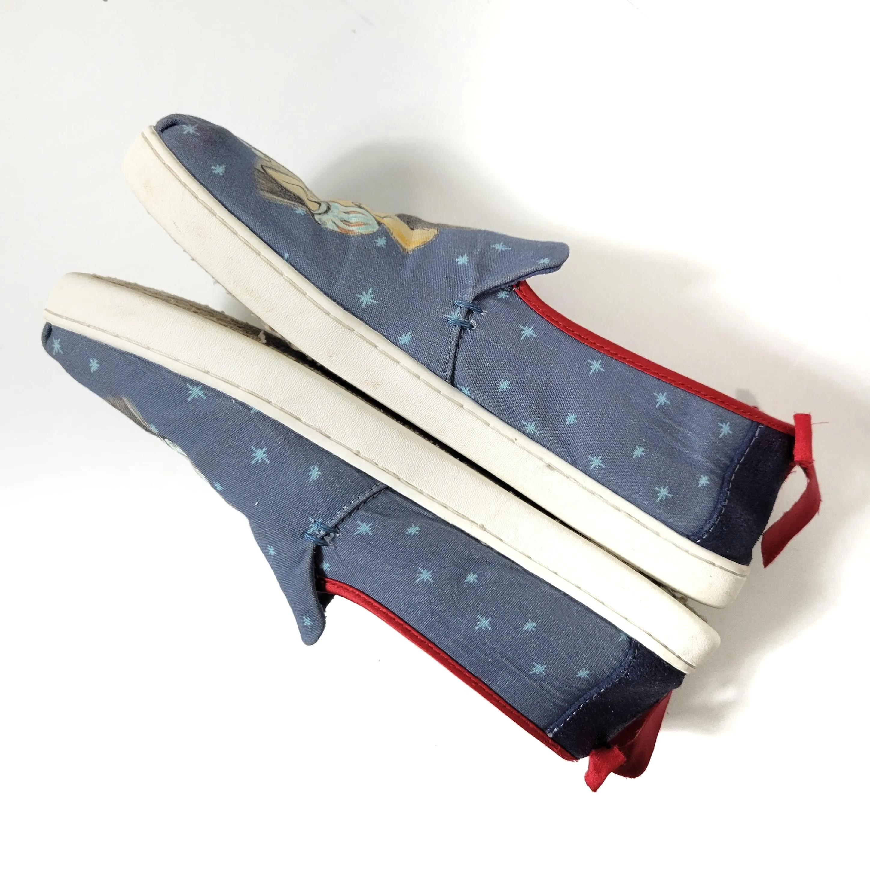 Toms x Disney Snow White Alpargata Slip On Shoes Size 7