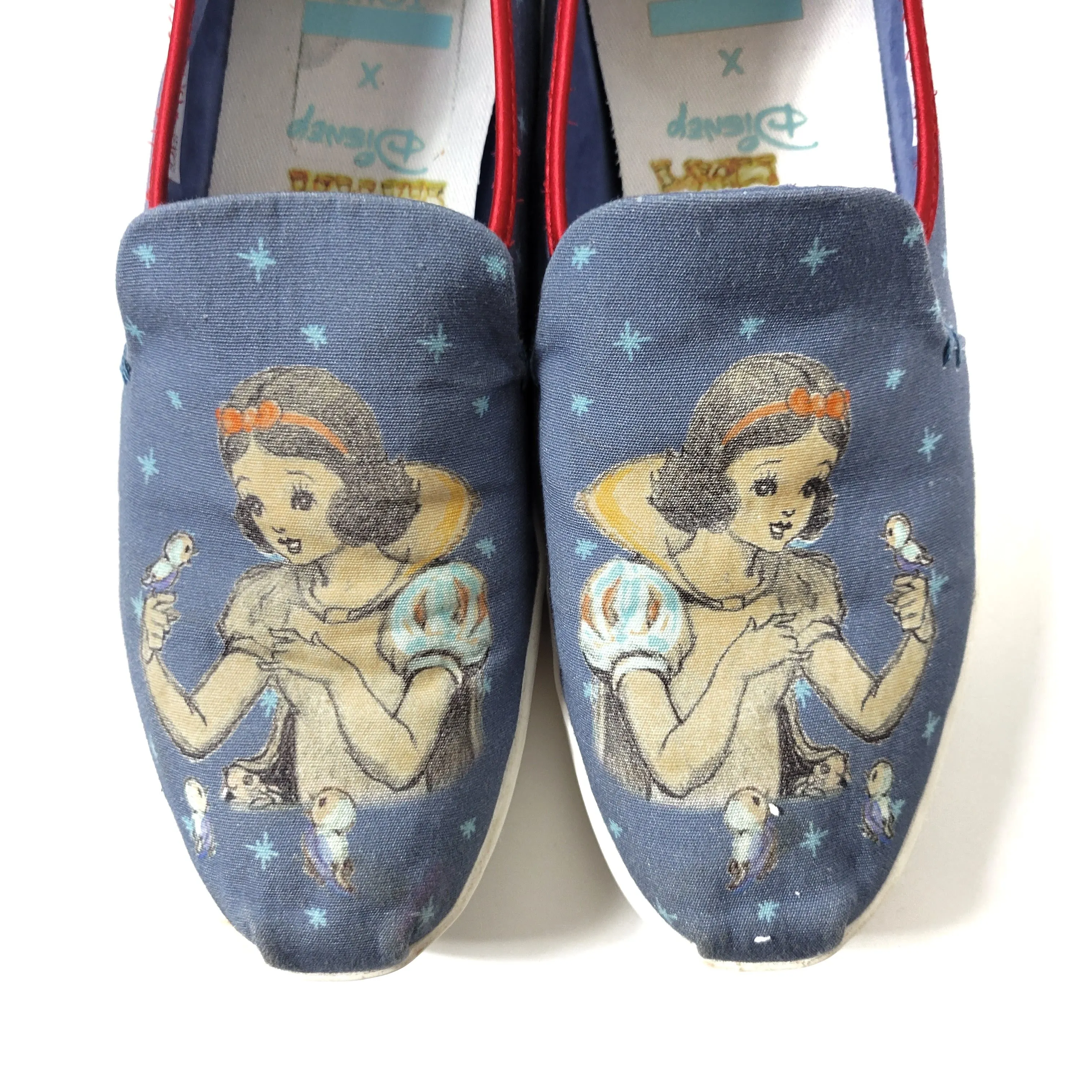 Toms x Disney Snow White Alpargata Slip On Shoes Size 7