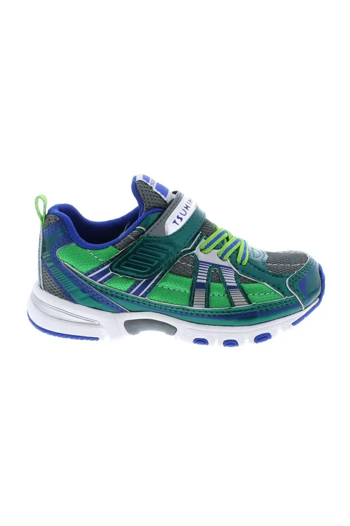 Tsukihoshi Youth Boys Storm in Green/Gray (Sizes 1.5-4)