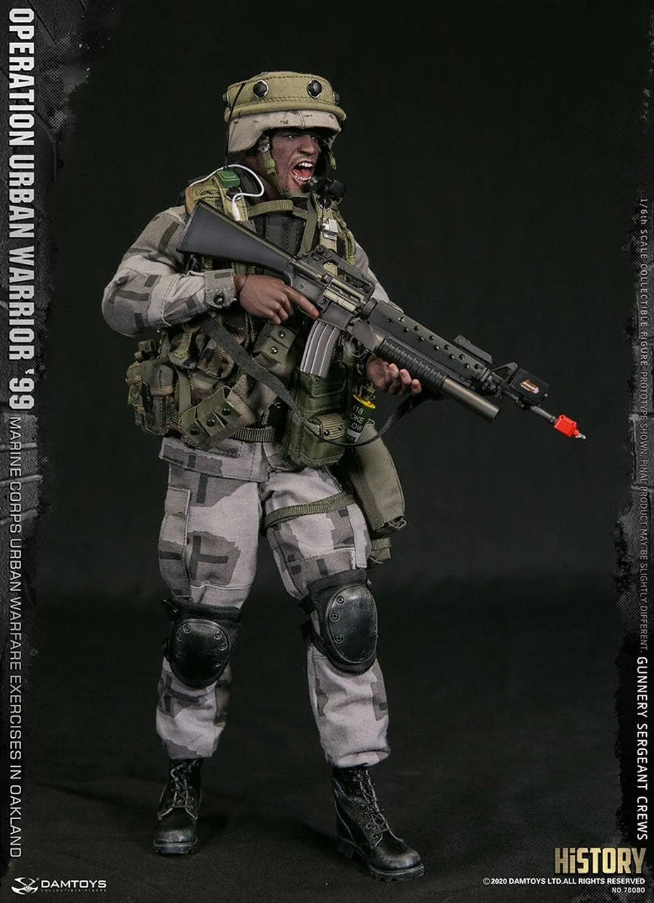 US Marine Gunnery Sergeant Crews - Black Combat Boots (Foot Type)