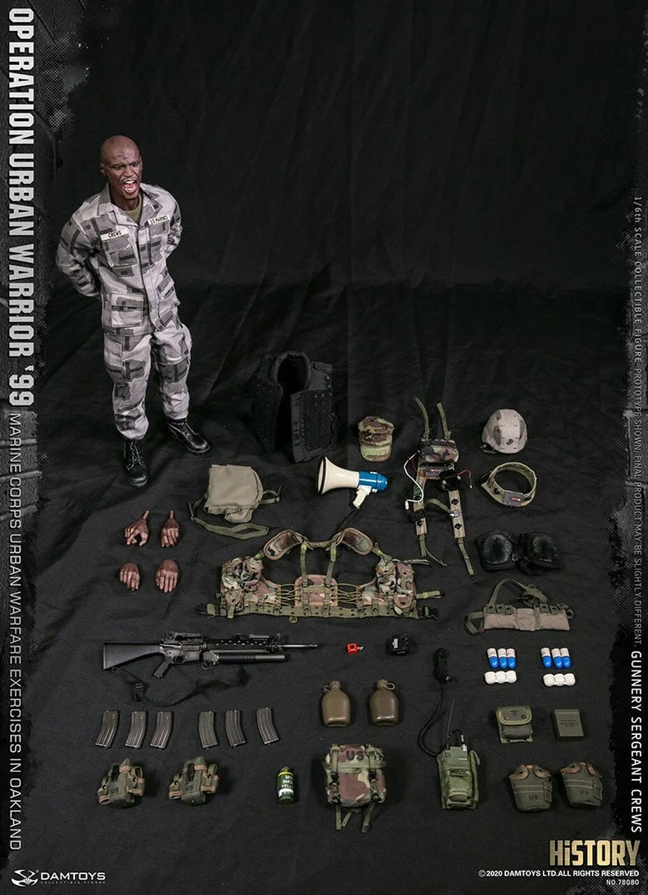 US Marine Gunnery Sergeant Crews - Black Combat Boots (Foot Type)