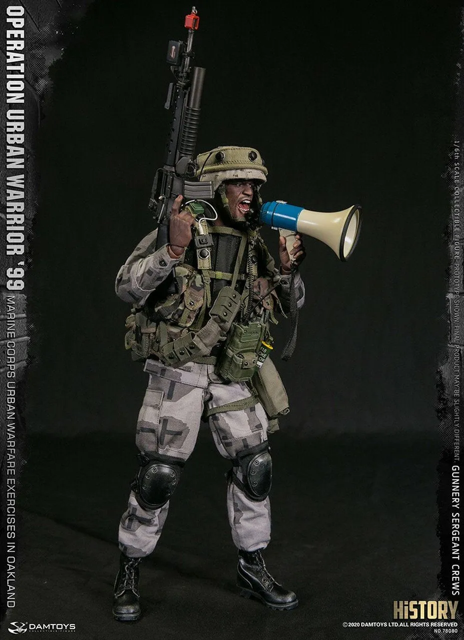 US Marine Gunnery Sergeant Crews - Black Combat Boots (Foot Type)