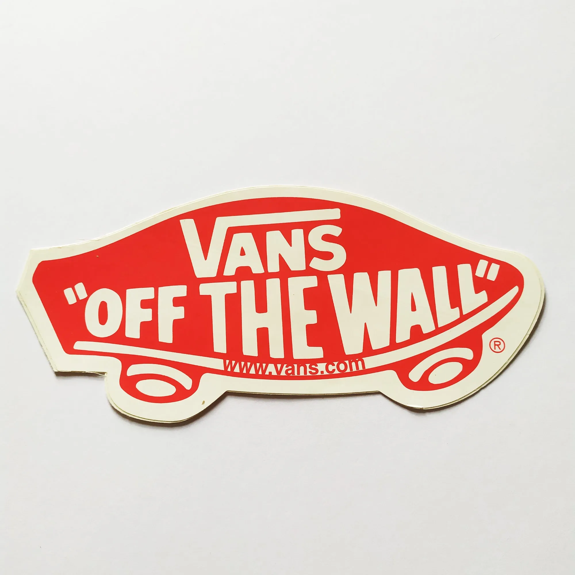 Vans Shoes "Off The Wall " Skateboard Sticker