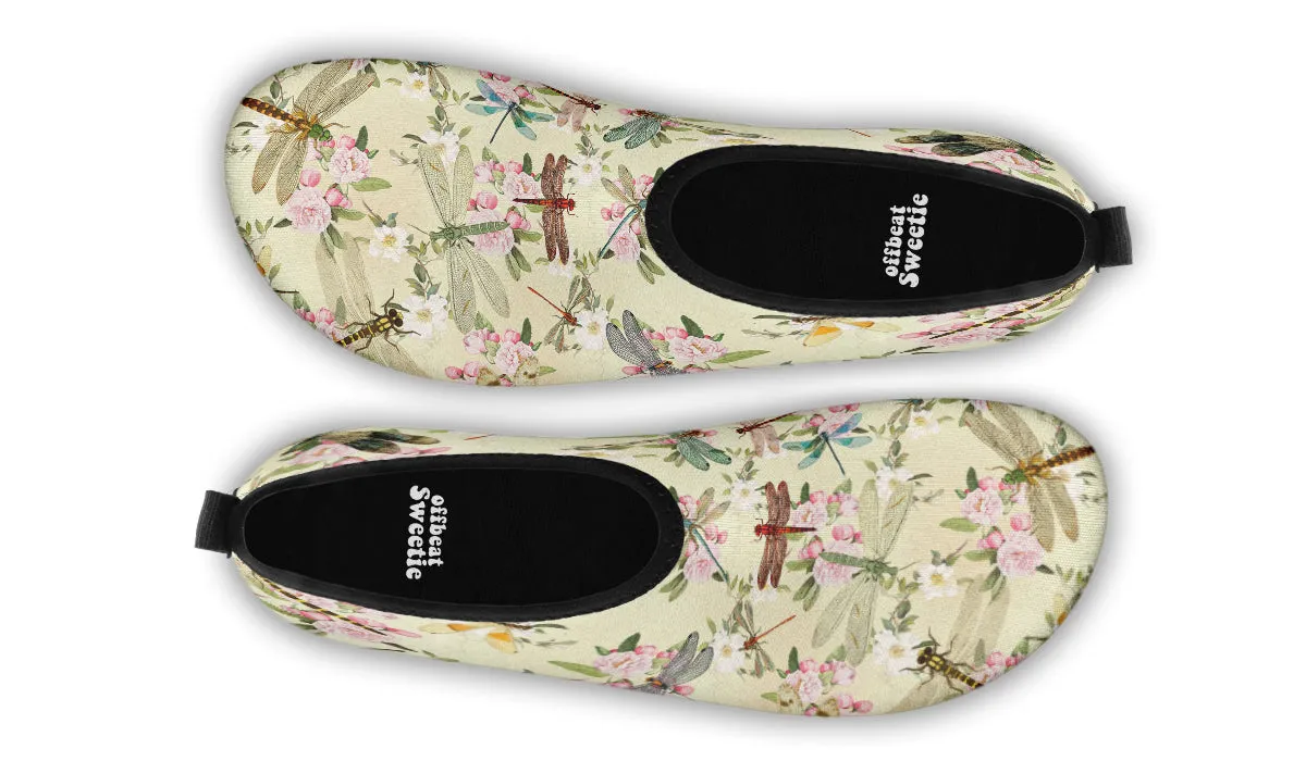 Vintage Dragonflies Water Shoes
