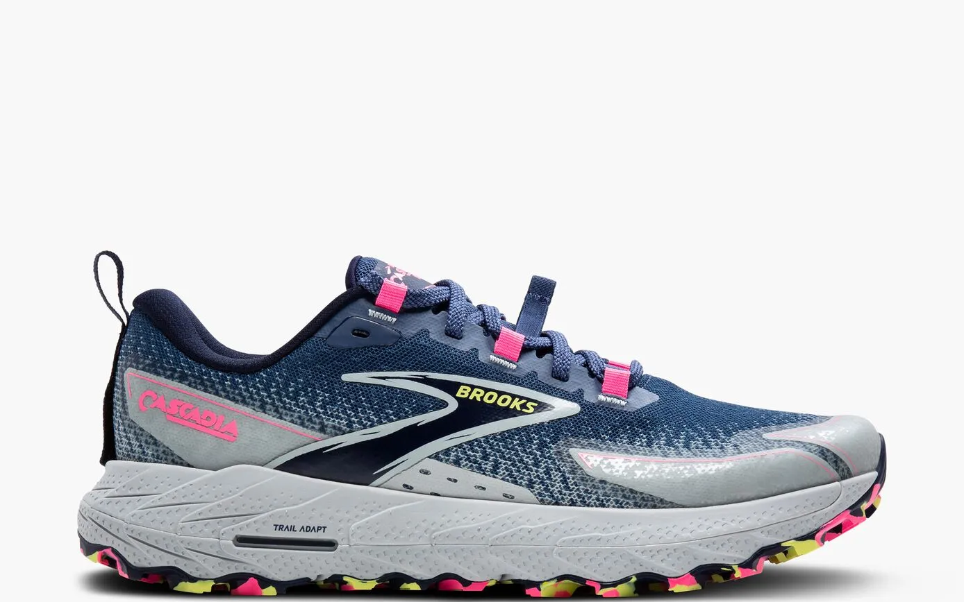 Women's Cascadia 18 Shoe - Oceana/Pearl Blue/Pink